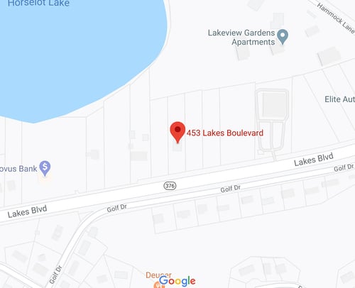 Map Image of our Lake Park location.